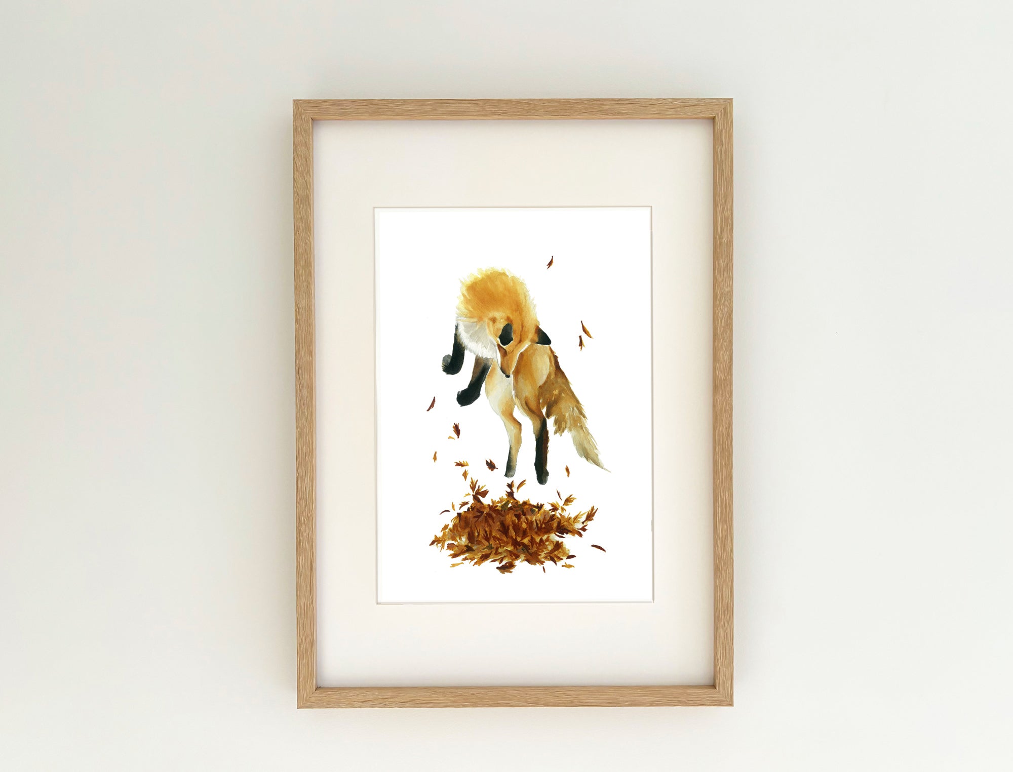 Playful Autumn Fox
