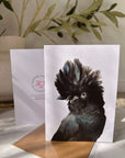 "Billy the Black Cockatoo" Greeting Card