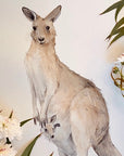 Kamala the Kangaroo with Skipper the Joey