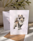 "Kora the Koala and Kieran the Joey" Greeting Card